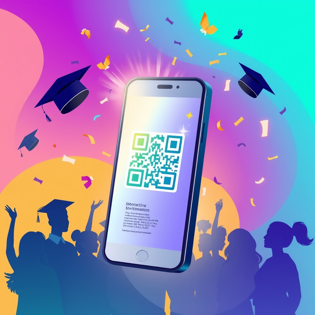 Выпускные приглашения с QR-кодом на видеопослание от учителей: как персональное обращение собрало 99% класса