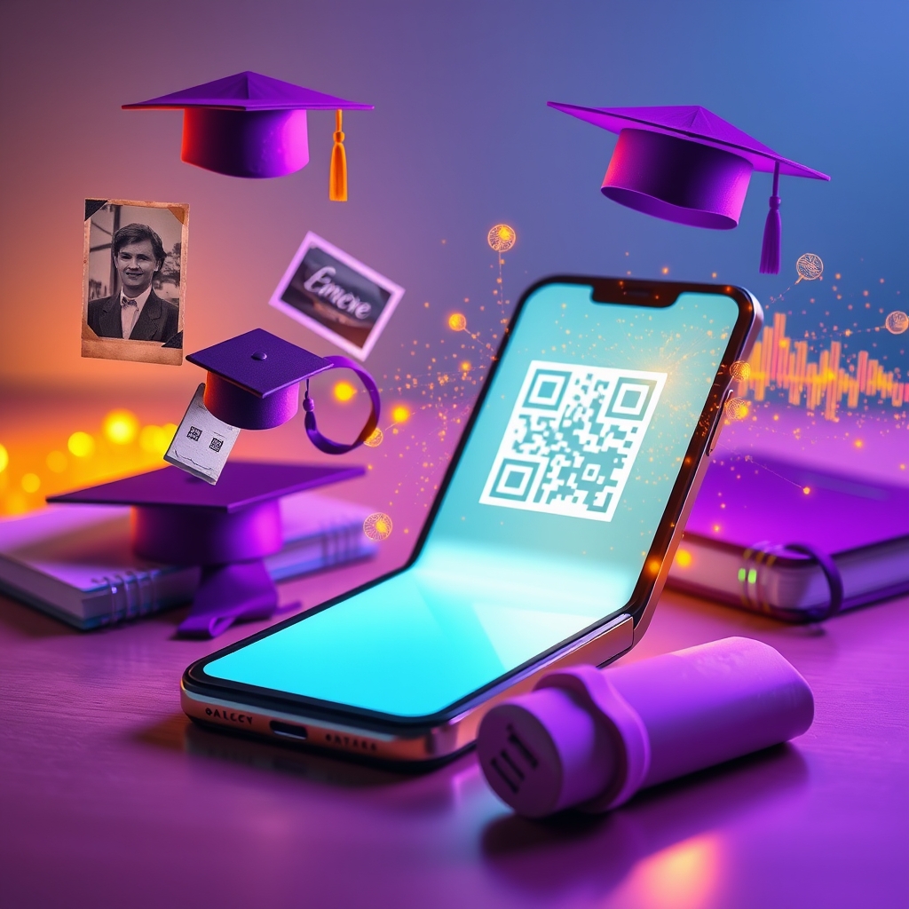 Приглашения-капсулы времени: как упаковать воспоминания в QR-код для выпускного вечера