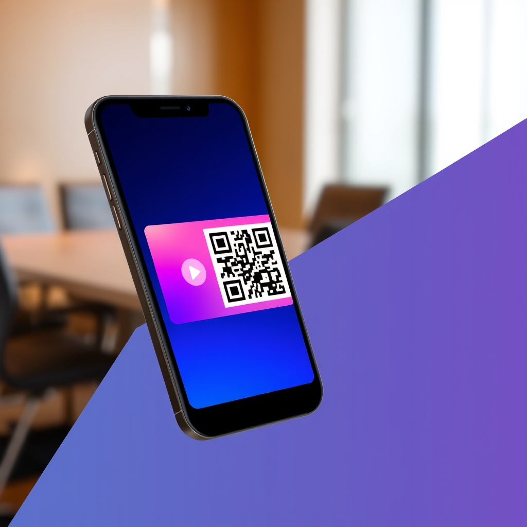Корпоративное приглашение с QR-кодом на видео CEO: как личное слово руководителя доводит явку до 97%